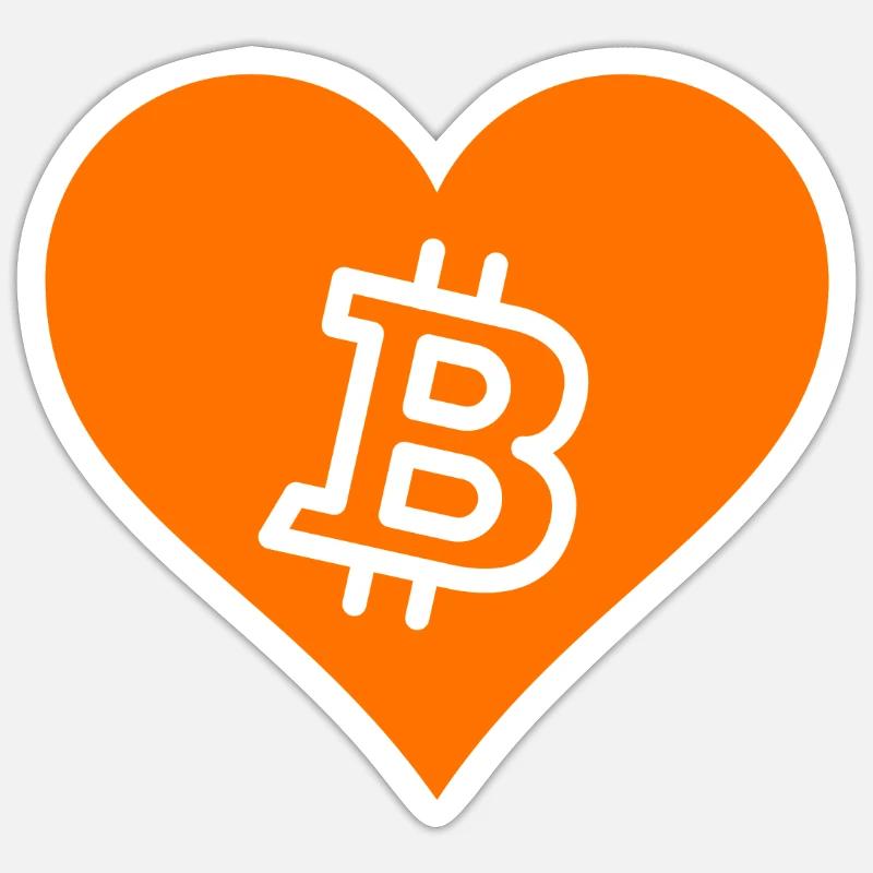 Bitcoin Crypto Cryptocurrency Splash Sticker Größe S (10 x 10 cm)