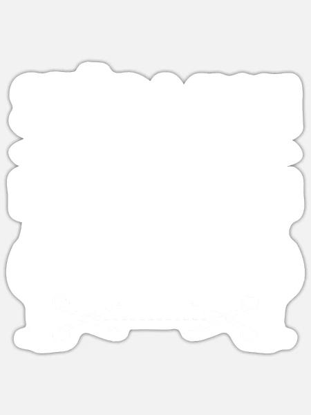 Bastler Wein Basteln - Sticker Größe S (10 x 10 cm) - Mattweiß