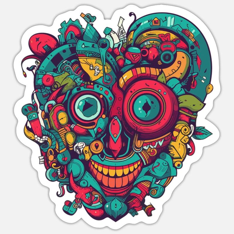 Sticker Größe S (10 x 10 cm) - 