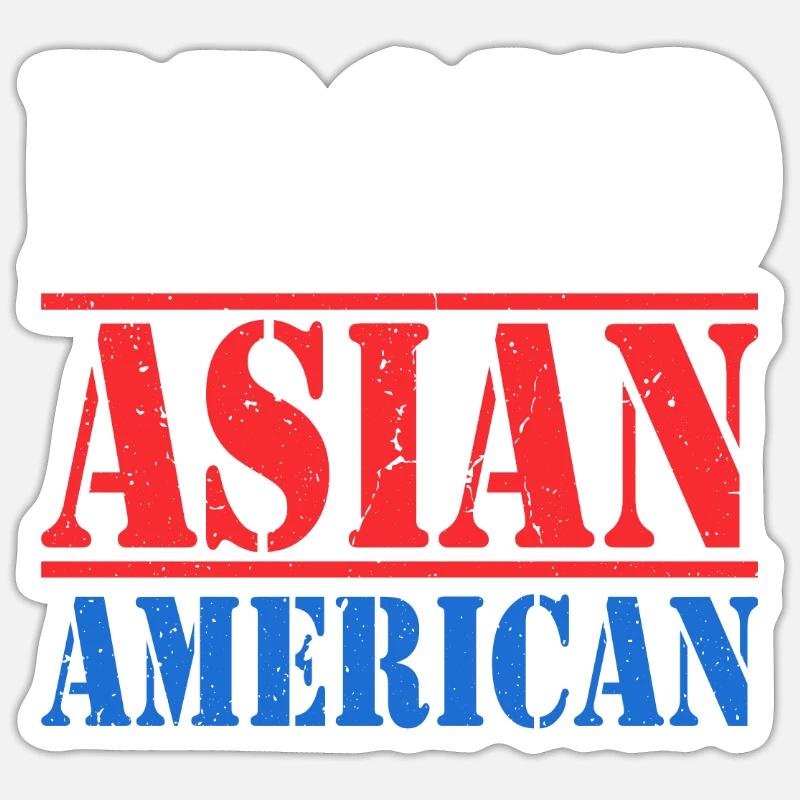 AAPI des îles du Pacifique Sticker taille S (10 x 10 cm)