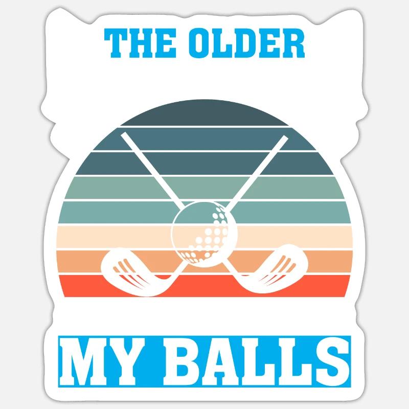 Plus je vieillis, plus il m’est difficile de Sticker taille S (10 x 10 cm)