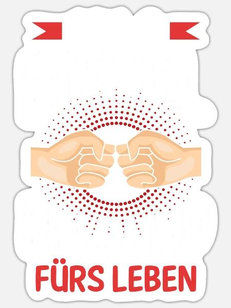 Großvater Opa und Enkel - Sticker Größe S (10 x 10 cm) - Mattweiß