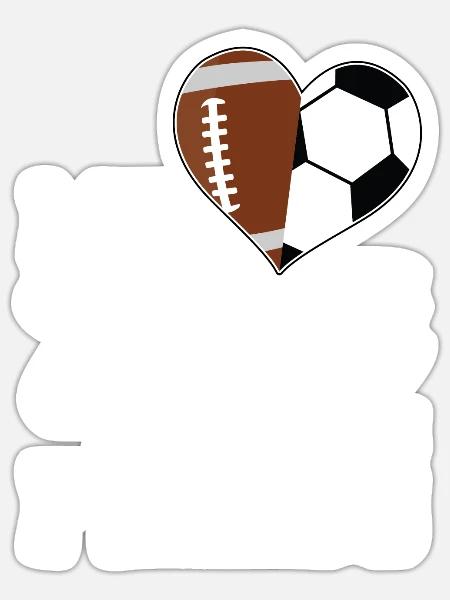 baller fussball baller Geschenk - Sticker Größe S (10 x 10 cm) - Mattweiß
