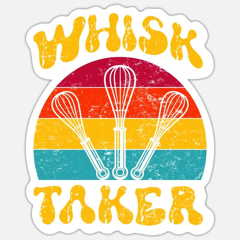 Baker Whisk Taker Baking Lover Baking Dough Sticker size S (10 x 10 cm)