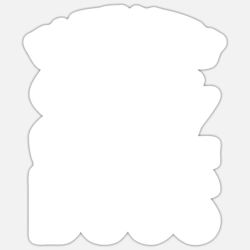 Cadeaux de soeur - Sticker taille S (10 x 10 cm) - blanc mat