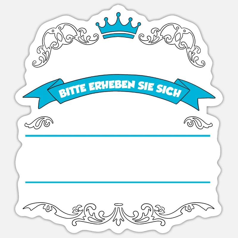 Gunnar Name Design - Sticker Größe S (10 x 10 cm) - Mattweiß