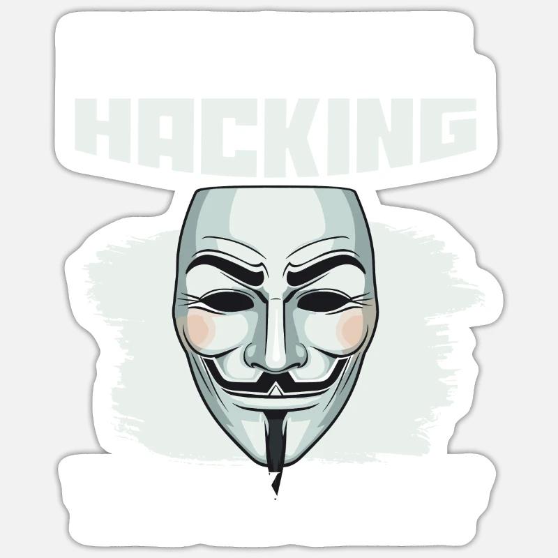 Ethical Hacking Analyst Ethical Cyber Security Sticker Größe S (10 x 10 cm)