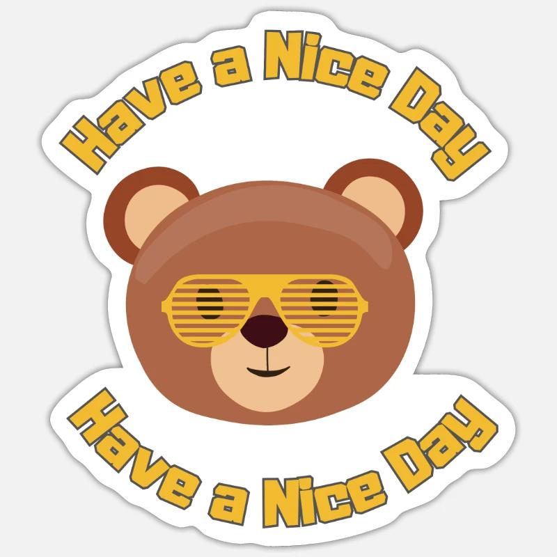 Have a Nice Day Sticker size S (10 x 10 cm)