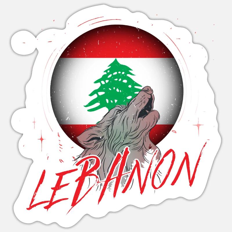 Liban Sticker taille S (10 x 10 cm)