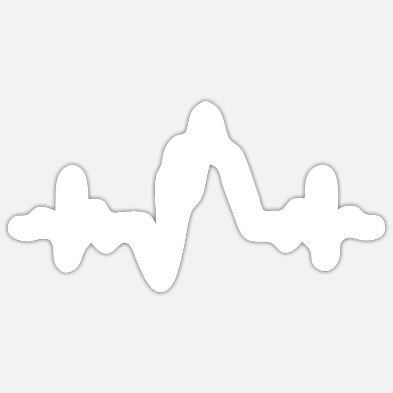 Climbing Bouldering Climber Gift - Sticker size S (10 x 10 cm) - white matte