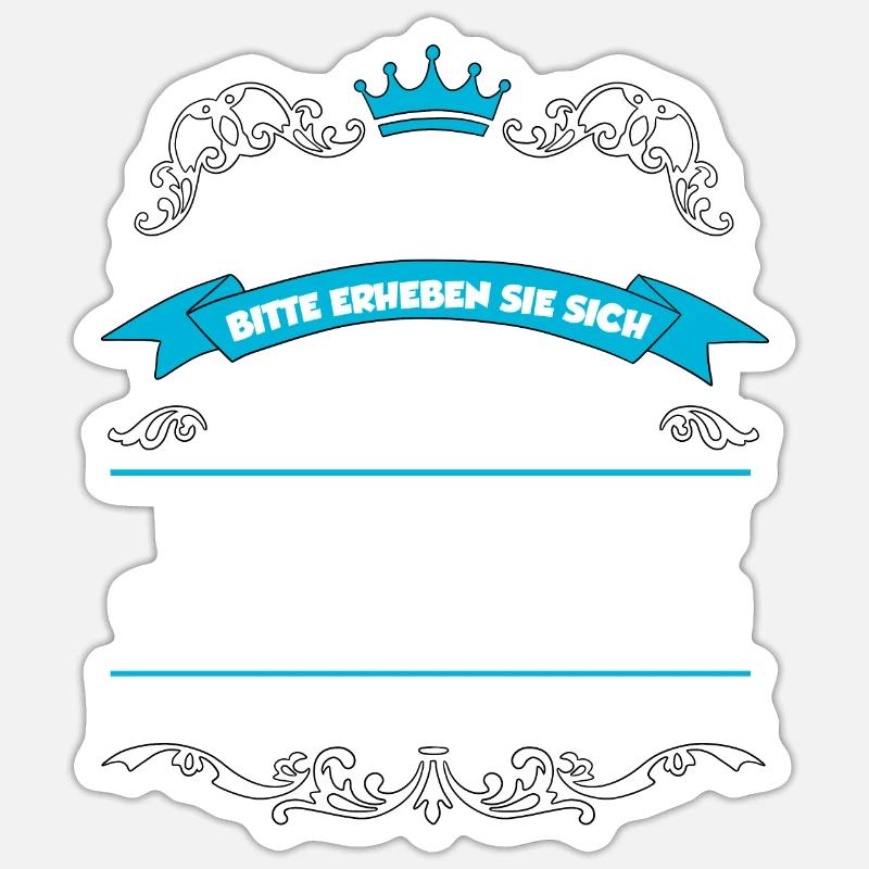 Sticker Größe S (10 x 10 cm) - 