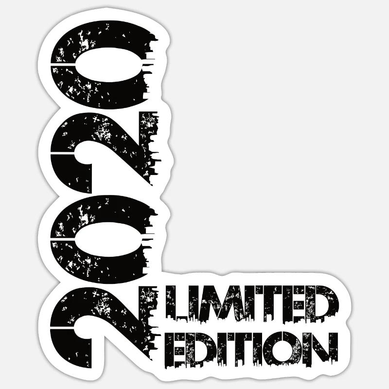 Édition limitée 2020 - Sticker taille S (10 x 10 cm) - blanc mat