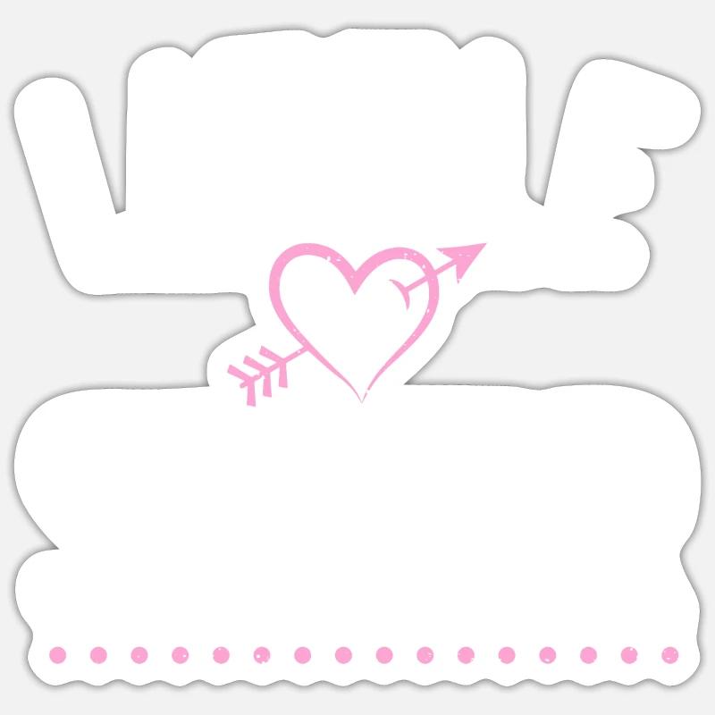 Little Sister Gifts Sticker Größe S (10 x 10 cm)