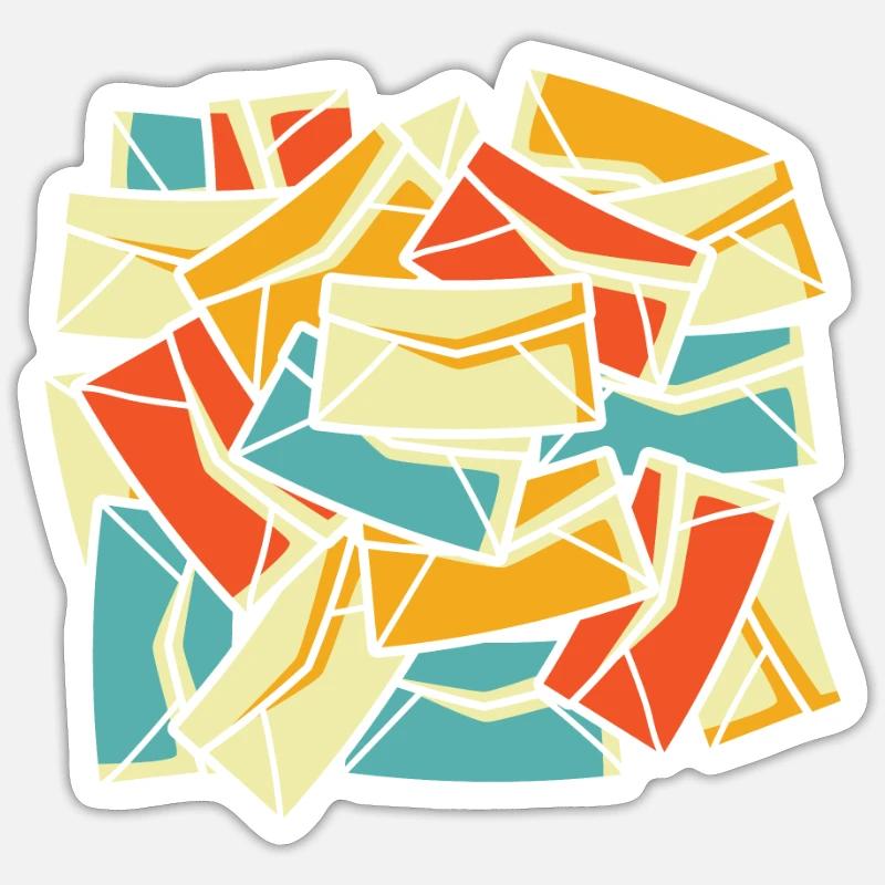 Postman Postman - Sticker size S (10 x 10 cm) - white matte