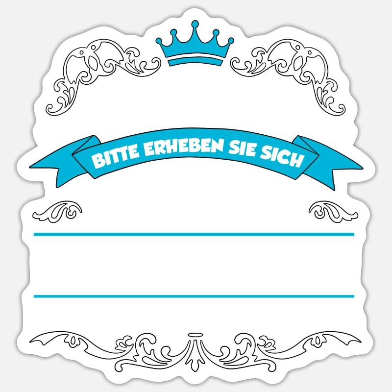 Konstantin Name Design - Sticker Größe S (10 x 10 cm) - Mattweiß