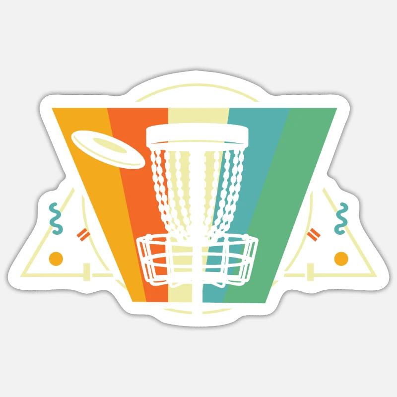 Frisbee Golf Disc Golf Sticker Größe S (10 x 10 cm)