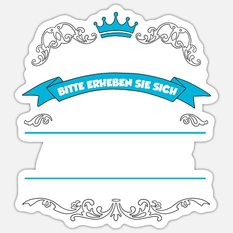 Sticker Größe S (10 x 10 cm) - 