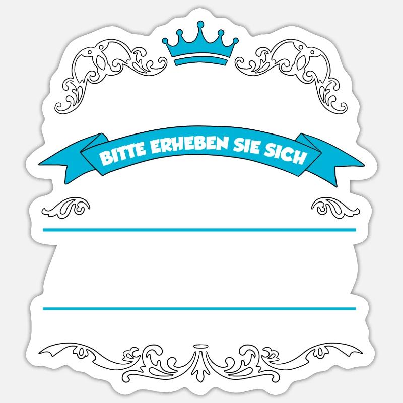 Sticker Größe S (10 x 10 cm) - 