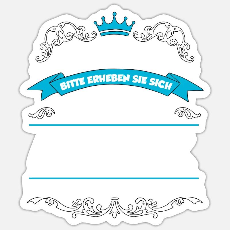 Sticker Größe S (10 x 10 cm) - 