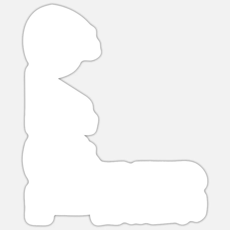 Édition limitée 1979 - Sticker taille S (10 x 10 cm) - blanc mat