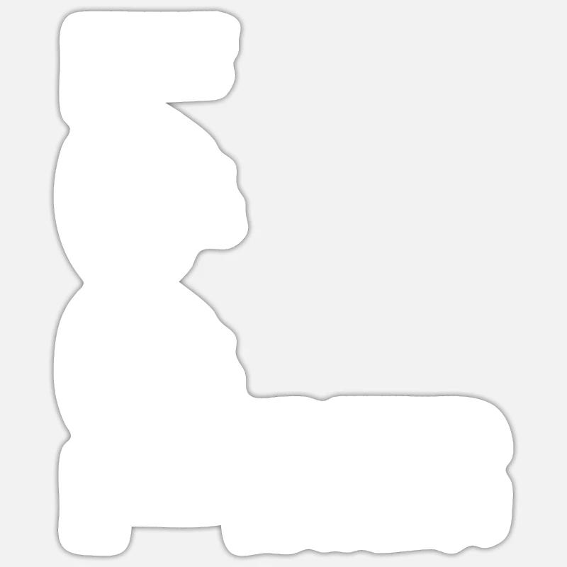 Édition limitée 1991 - Sticker taille S (10 x 10 cm) - blanc mat