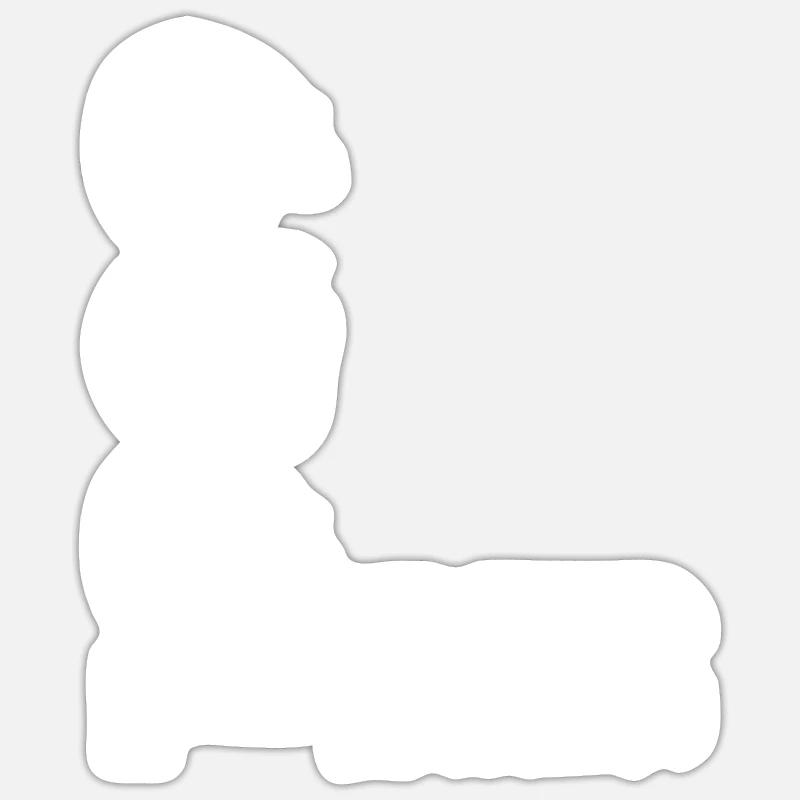 Édition limitée 1989 - Sticker taille S (10 x 10 cm) - blanc mat