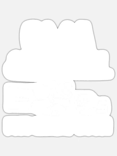 Oma Großmutter und Enkel - Sticker Größe S (10 x 10 cm) - Mattweiß