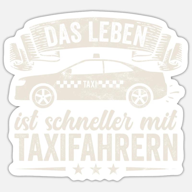 Taxi driver local knowledge and efficient route selection Sticker size S (10 x 10 cm)