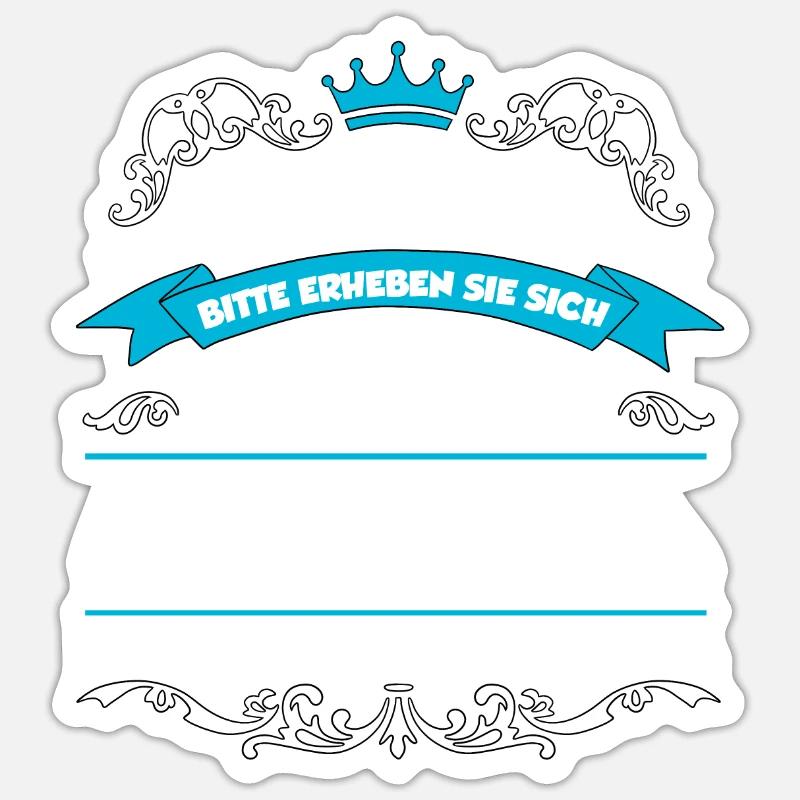 Sticker Größe S (10 x 10 cm) - 