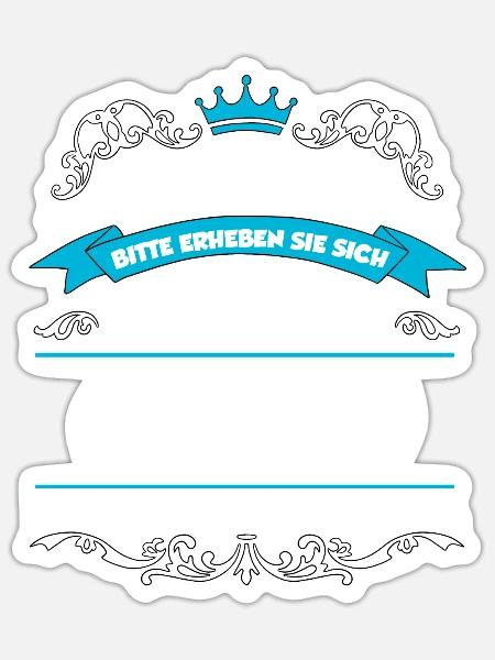 Otto Name Design - Sticker Größe S (10 x 10 cm) - Mattweiß