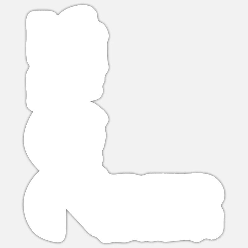 Édition limitée 2015 - Sticker taille S (10 x 10 cm) - blanc mat