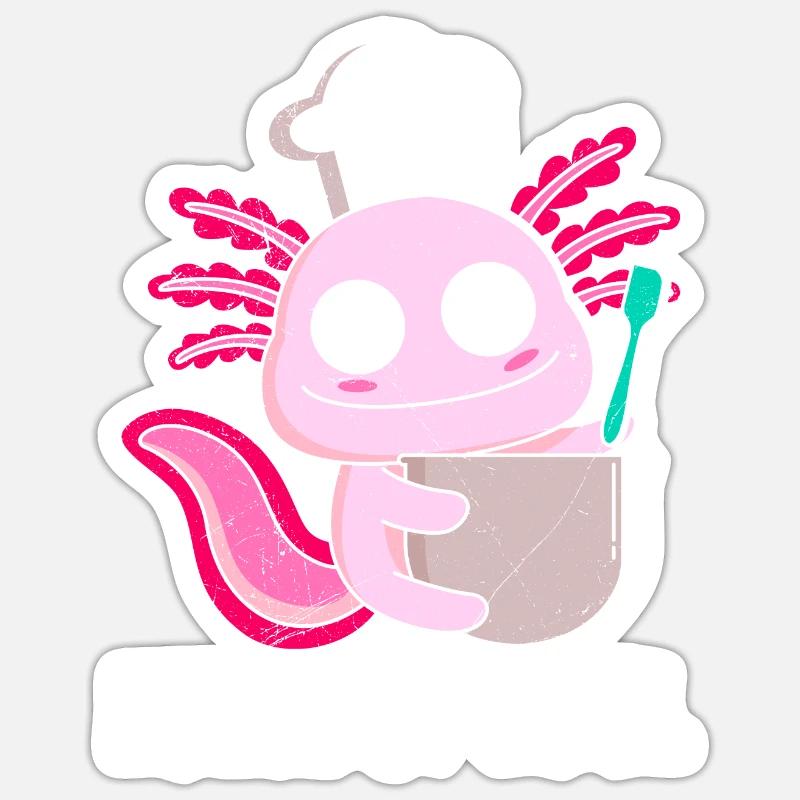 Bread Lover Bakealotl Bread Baking Bread Dough Sticker size S (10 x 10 cm)