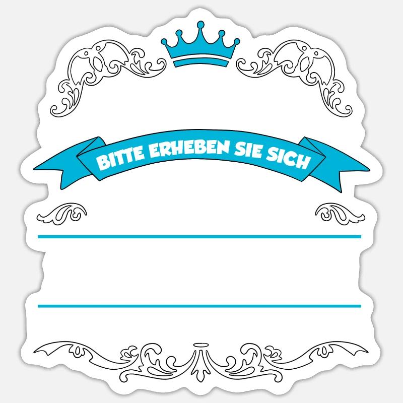 Sebastian Name Design - Sticker Größe S (10 x 10 cm) - Mattweiß