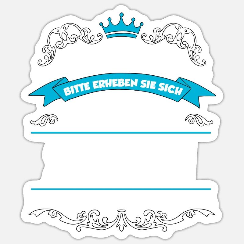 Sticker Größe S (10 x 10 cm) -