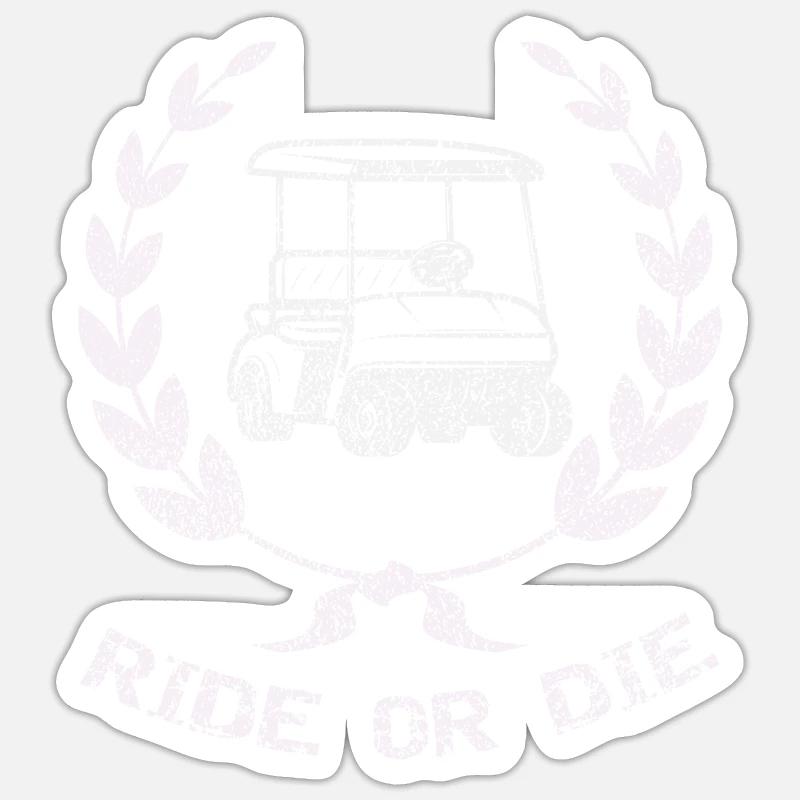 Fahre oder stirb Sticker Größe S (10 x 10 cm)