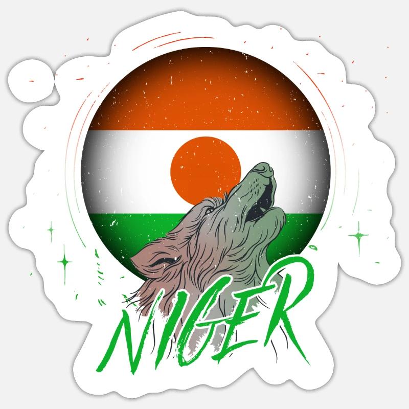 Niger Sticker Größe S (10 x 10 cm)
