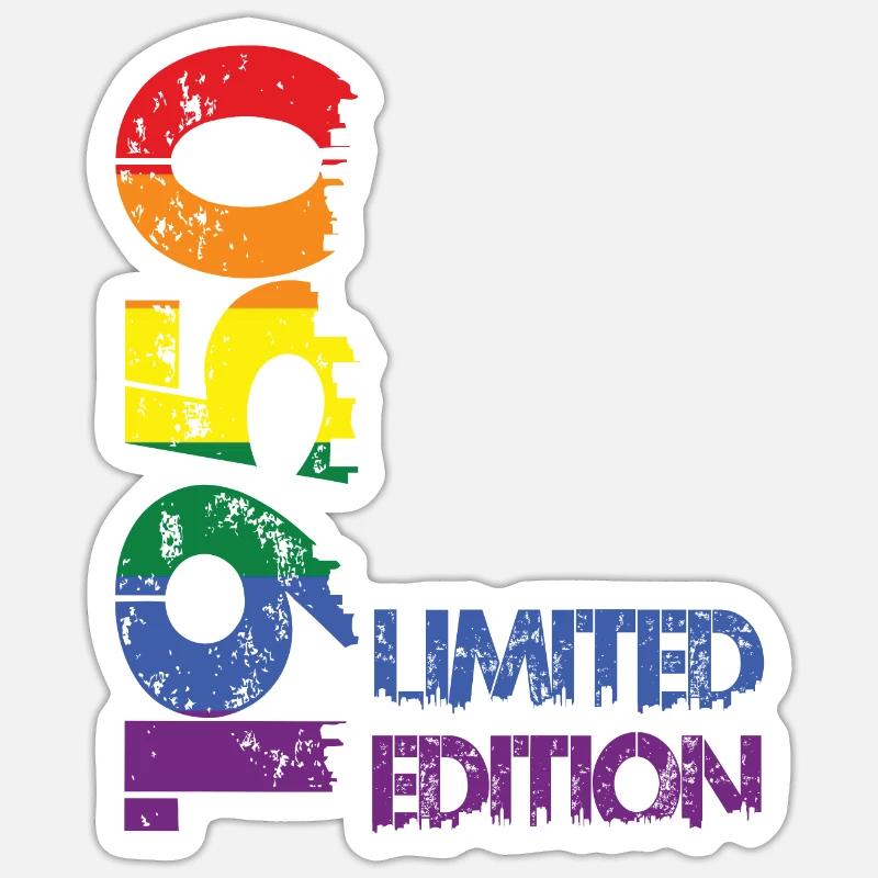Édition limitée 1950 - Sticker taille S (10 x 10 cm) - blanc mat