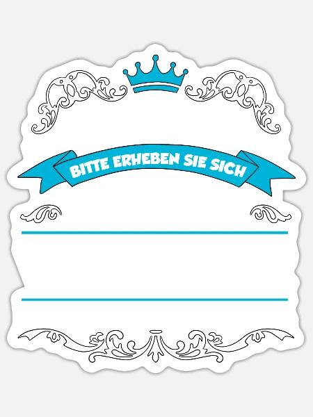 Werner Name Design - Sticker Größe S (10 x 10 cm) - Mattweiß