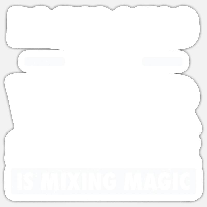 Sommelier de l’eau - Sticker taille S (10 x 10 cm) - blanc mat