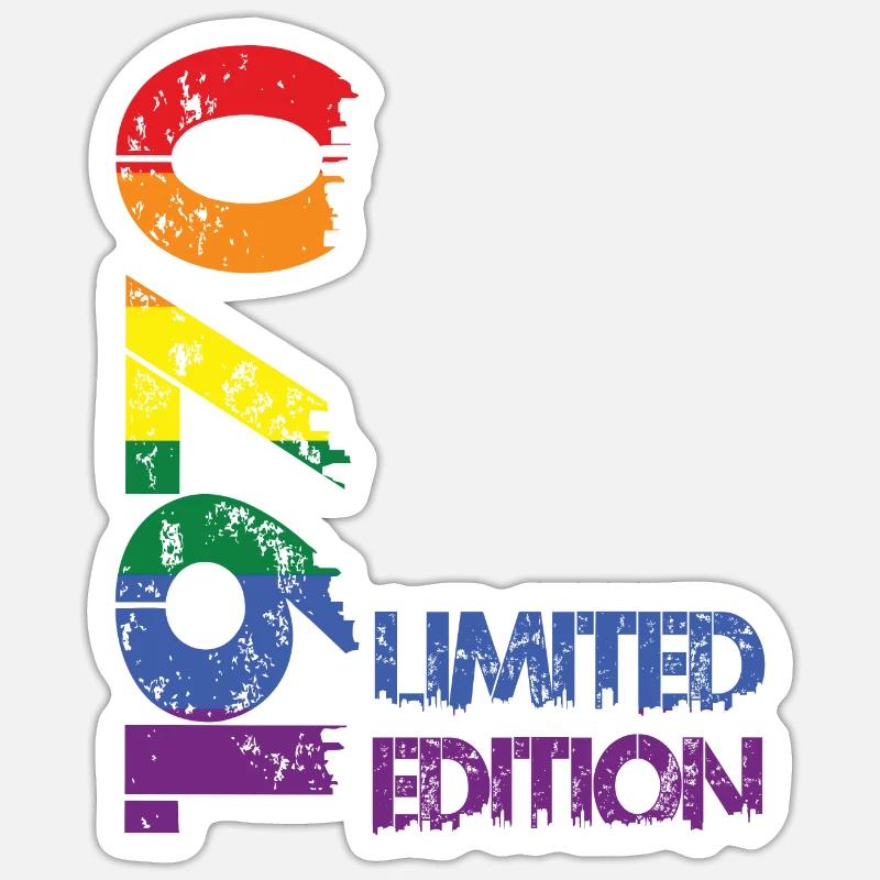 Édition limitée 1970 - Sticker taille S (10 x 10 cm) - blanc mat