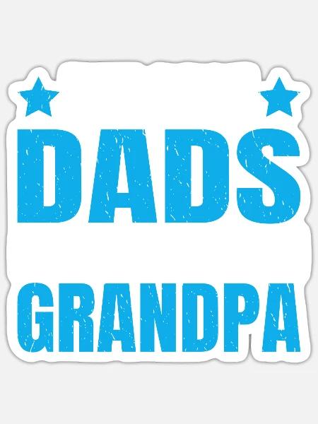 Grandpa Gifts - Sticker Größe S (10 x 10 cm) - Mattweiß