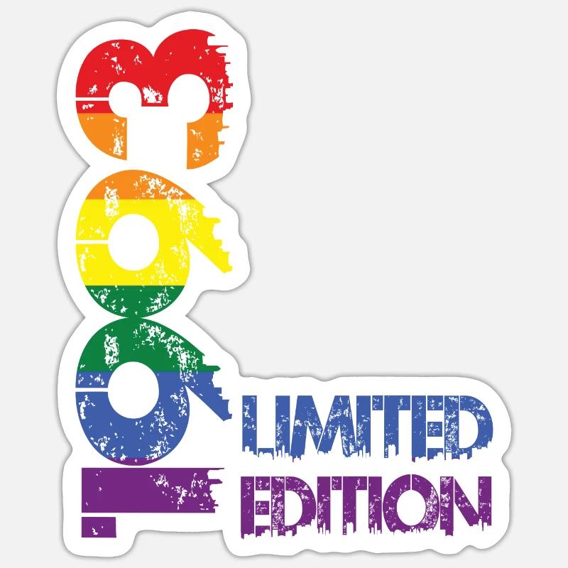 Édition limitée 1993 - Sticker taille S (10 x 10 cm) - blanc mat