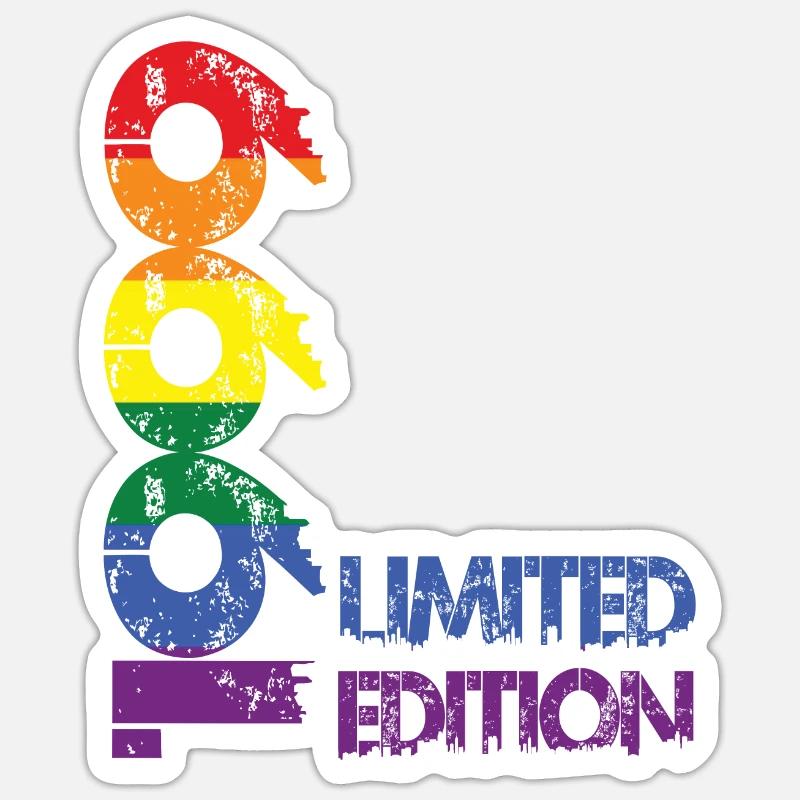 Édition limitée 1999 - Sticker taille S (10 x 10 cm) - blanc mat