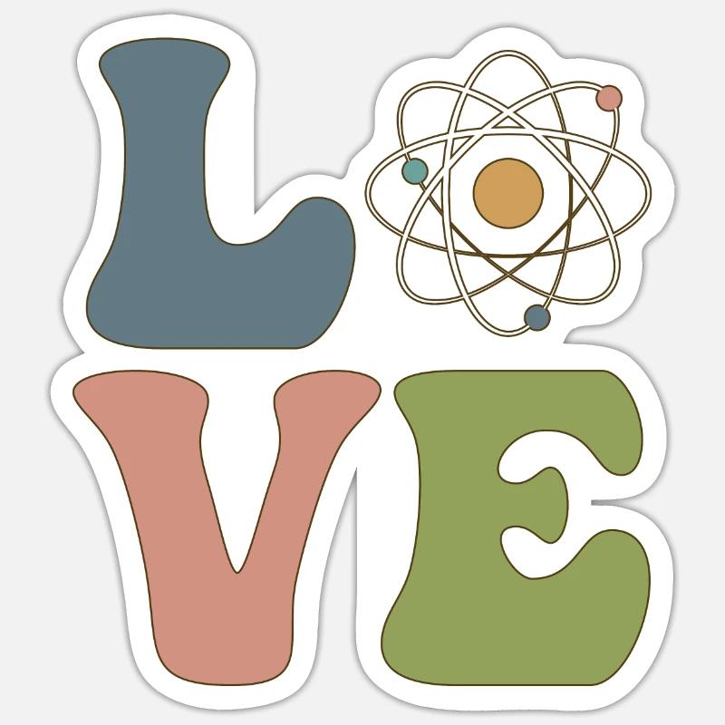 Quantenphysik Experiment Physiker Wissenschaft - Sticker Größe S (10 x 10 cm) - Mattweiß