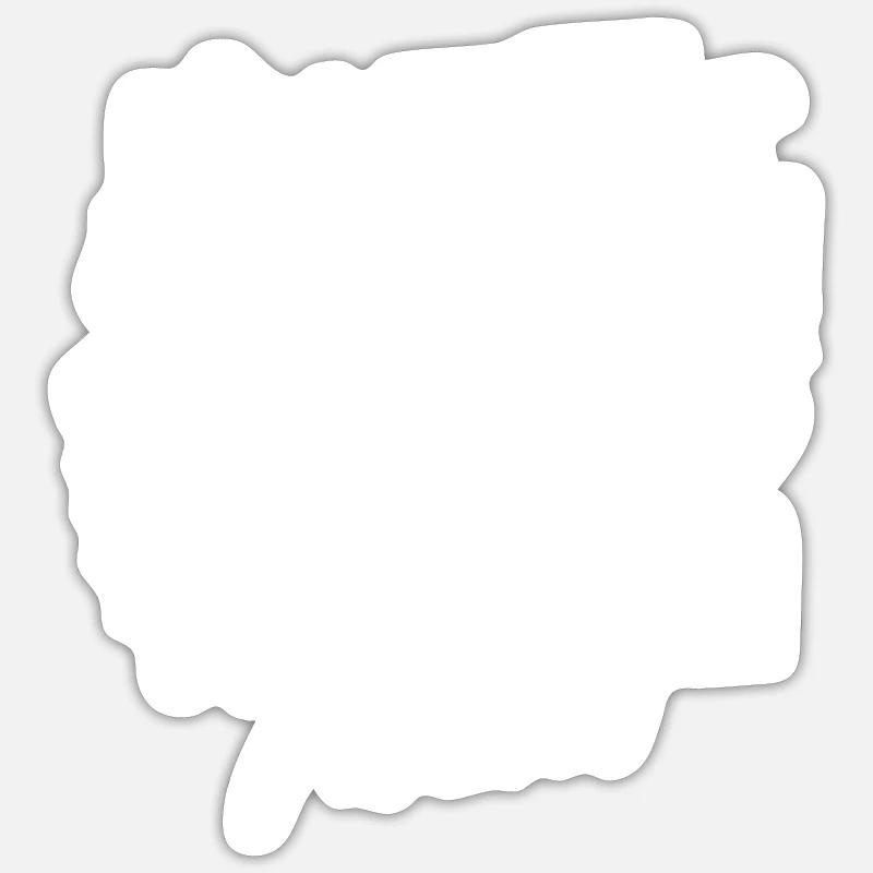 J’ai 5 fautes et je n’ai pas peur de les utiliser - Sticker taille S (10 x 10 cm) - blanc mat