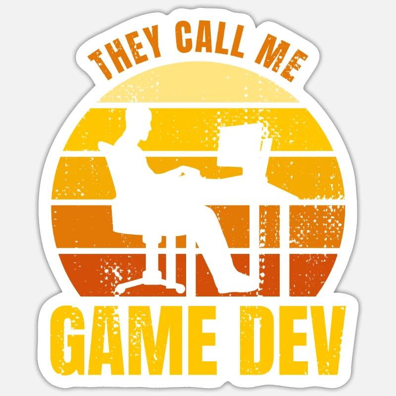 Video Games Developer Sticker size S (10 x 10 cm)