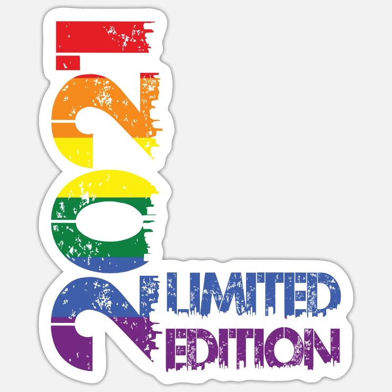 Édition limitée 2021 - Sticker taille S (10 x 10 cm) - blanc mat