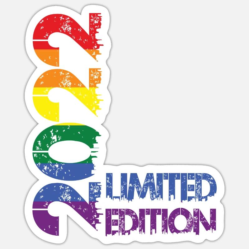 Édition limitée 2022 - Sticker taille S (10 x 10 cm) - blanc mat