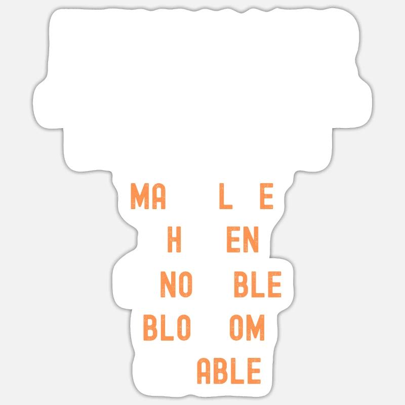 Kangaroo words synonym grammar Sticker size S (10 x 10 cm)