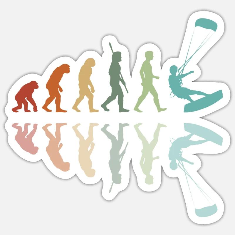 Kiteboarding Development Sticker size S (10 x 10 cm)